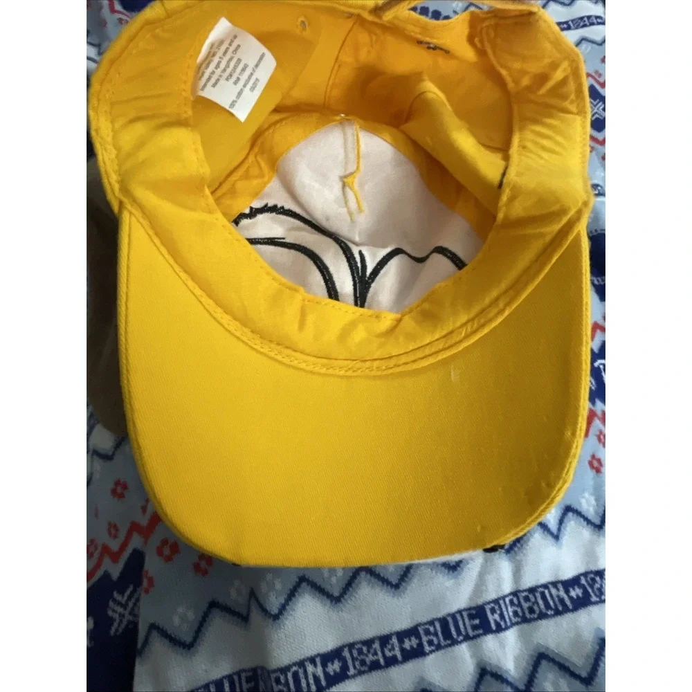 Aarons Lucky the Dog Youth Hat Cap #55 Racing Adjustable Floppy Ears Yellow Cute